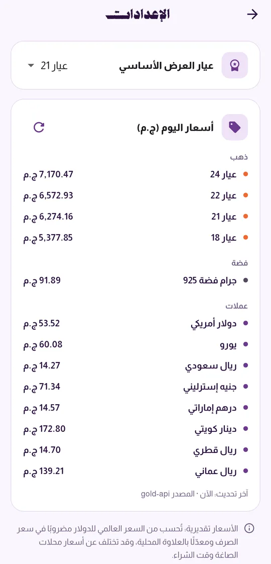 أسعار اليوم